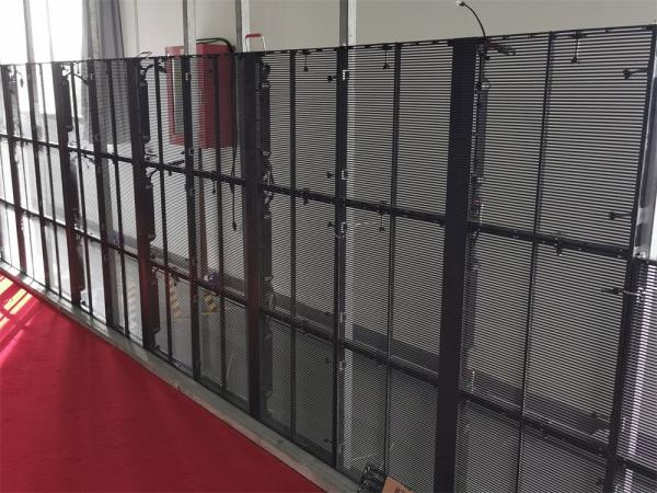 A elevação refresca o armário transparente da cor completa 500x1000mm da tela do diodo emissor de luz da taxa