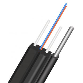 Single Mode 4 Core Indoor G657A Lszh Fiber Optical Cable Outdoor FTTH Drop Cable