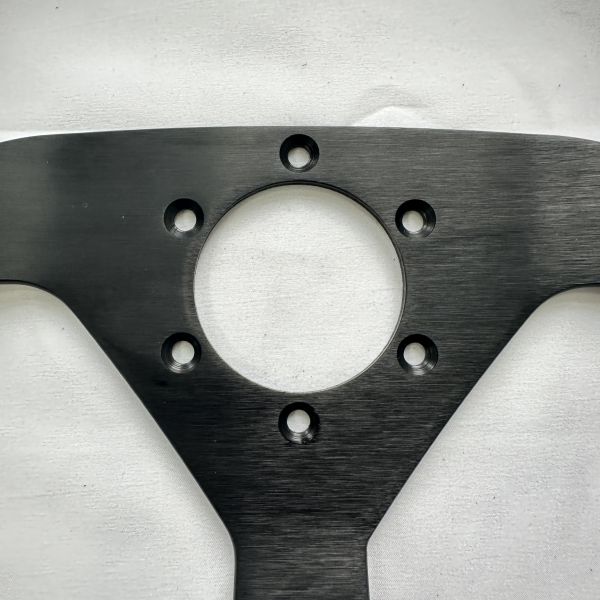 Aluminum Alloy Suede Racing Steering Wheel 6 Bolt 6x70mm 350mm Deep Dish 36mm