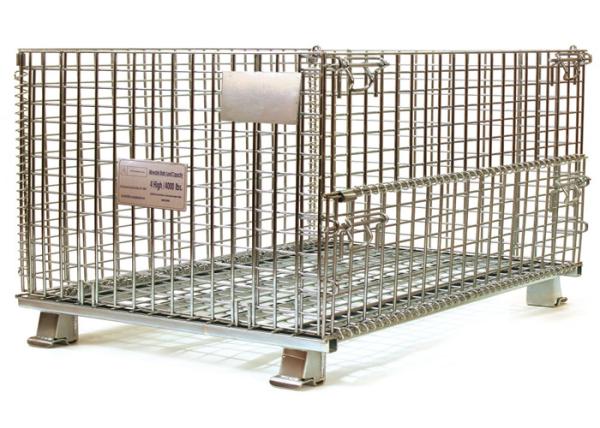 Steel Foldable Wire Pallet; Wire Container; Wire cage; Warehouse cage
