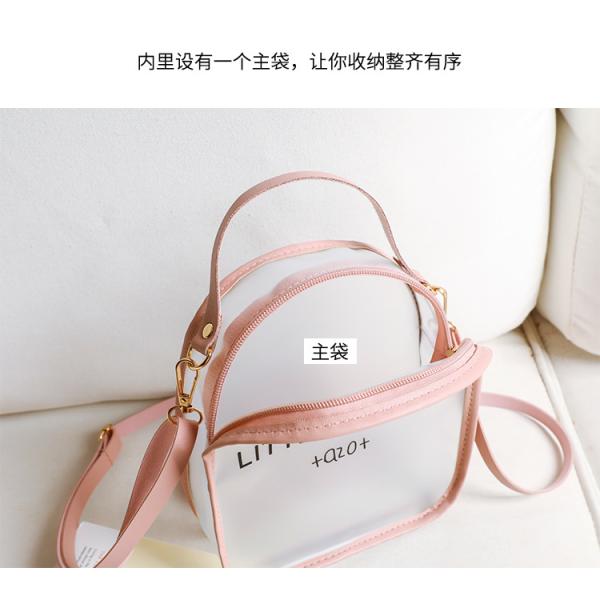 Gender Women Clear Waterproof Small Backpack Acceptable for Customization