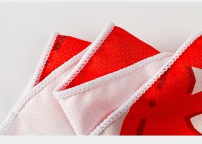 Red 380gsm Fast Drying 75x130cm Microfiber Gym Towels