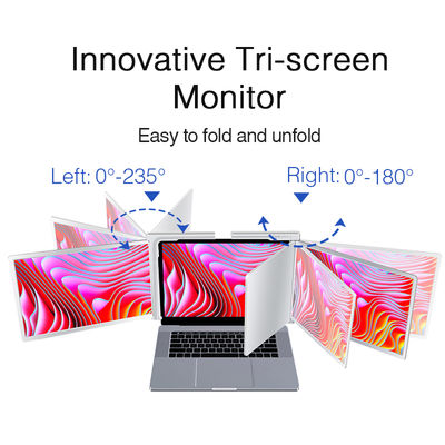 2 Displays Laptop Triple Monitor OEM ODM IPS Panel Triple Monitor
