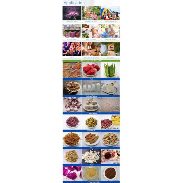10Kg Commercial Freeze Dry Machine For Fruit Vegetable Meat NovaDryer-HF1000