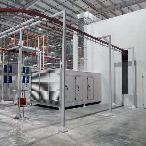 Automatic Roller Industrial Coating Line Powder Coating System Stepless Speed Adjustment