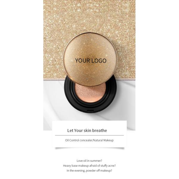Crema CC BB con Cojín de Aire Maquillaje para Mujeres Base de Maquillaje Etiqueta Privada Cosméticos