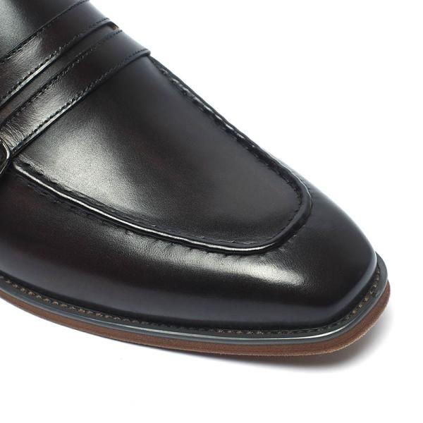 Logo Customized Anti Skid Mens Leather Dress Shoes