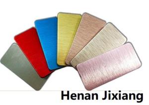 Interior Decoration AA1100 18um Brushed Aluminum Composite Panel