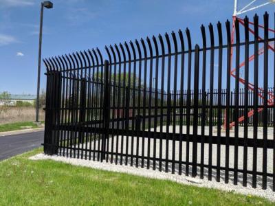 Metal D And W Pale 1.5m Steel Palisade Fencing Industry Security Panels