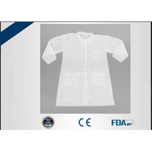 Экономическая устранимая медицинская защитная одежда, устранимые пальто посетите