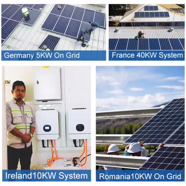 On Grid 15kw 20kw 25kw Solar System  Industrial Use