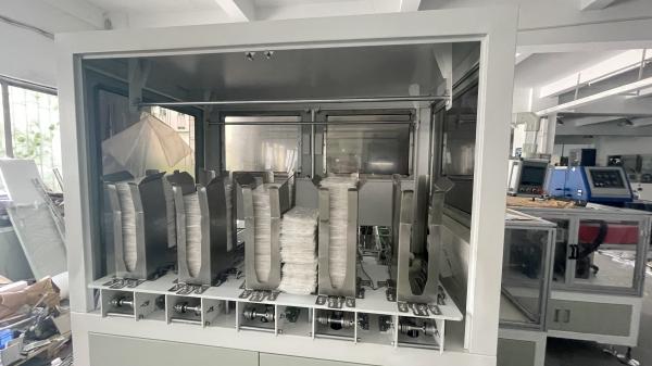 High Speed Automatic 3ply Mask Packing Machine 50pcs Face Mask Box Cartoning Machine