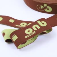 Logotipo personalizado Jacquard tejido cinturón elástico para el gorro