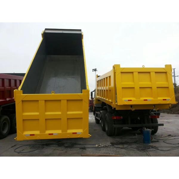 371HP 20CBM Heavy Duty Dump Truck With Yellow Color And HF9 Front Axle