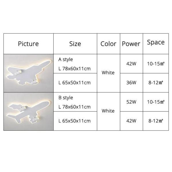 Boy Room Lighting Baby Room Kids Bedroom Ceiling Light Airplane Lamp(WH-MA-305)