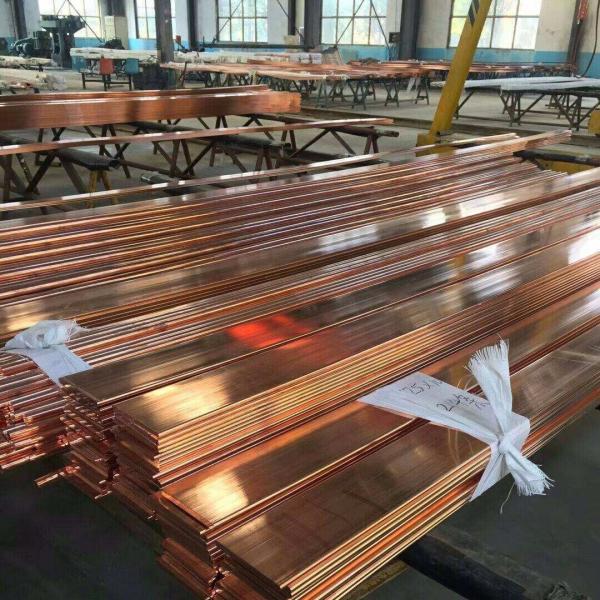 C11000 Copper Flat Bar T2 Red Copper Flat Strip JIS C1100 for Structure