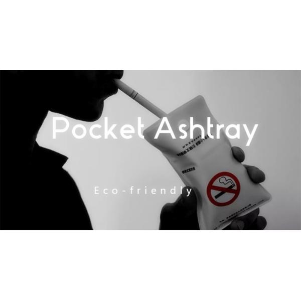Eco Friendly EVA Plastic pocket Portable Ashtray Pouch 8cm x 8cm