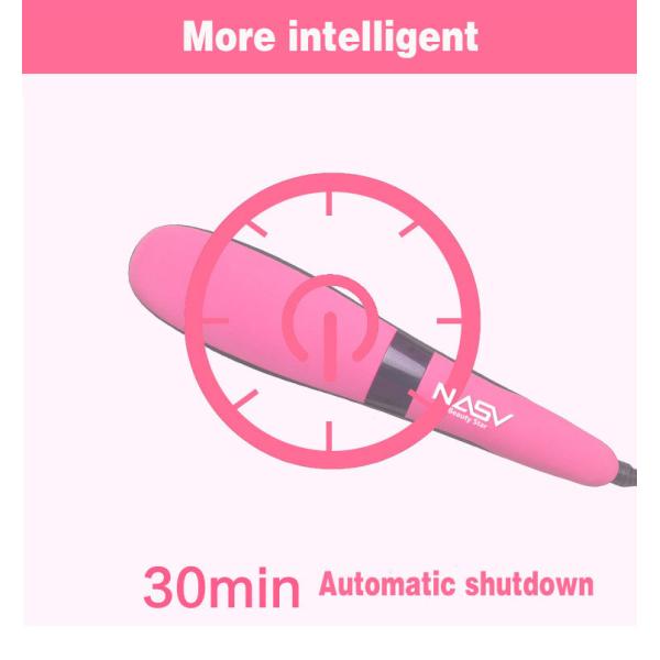 Ceramic Electric Home Hair Straightener Comb Brush With PTC Heating Plate