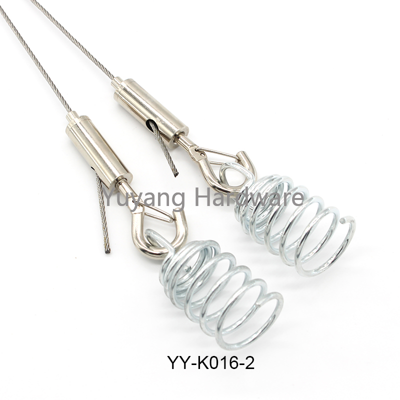 YUYANG Copper & Brass Wire Rope Clip Hanging Kit with Strong Tensile Strength and Hook for Hanging System