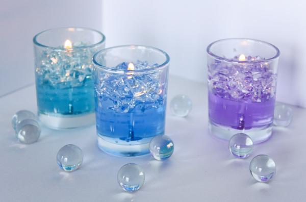 Candeeiros de vidro de casamento Votive Clear Floating Tealight Candlestick
