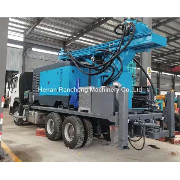 The RCF350T Truck-Mounted Water Well Drilling Rig Has A Drilling Depth Of 350 Meters