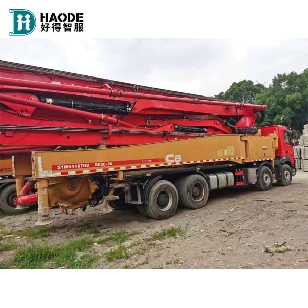 2018 Год HAODE Sany SYM5446THB Использованный дизайн Гидравлический насос Дизельное бетонное насосное устройство