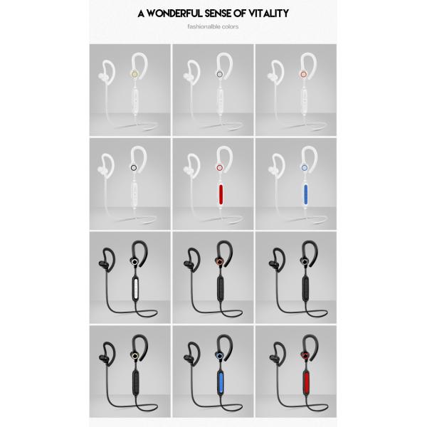 USB BT5.0 TPE Cable Sports Bluetooth Earphones Customized Logo Earhook