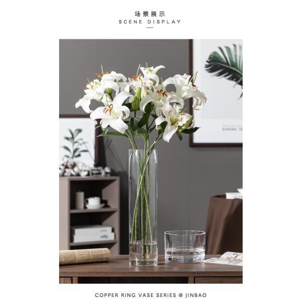 Minimalist 60cm High Tall Glass Vases The Perfect Combination of Style and Function
