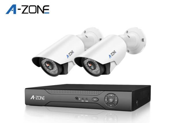 2.0 MP 2 Channel Dvr Security System H.264 High Profile Vedio Compression