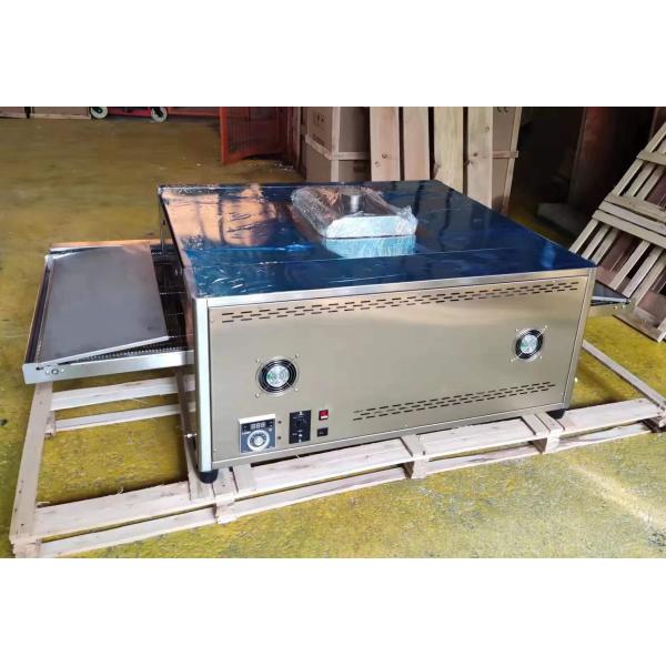 Коммерчески печь пиццы транспортера газа конвекции горячего воздуха оборудований кухни 12KW тип Crawler 12 дюймов