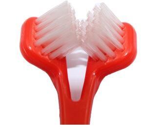 Double Head Pet Republique Toothbrush Series Cat And Dog Finger Toothbrush, Handle Toothbrushes For Dogs And Cats