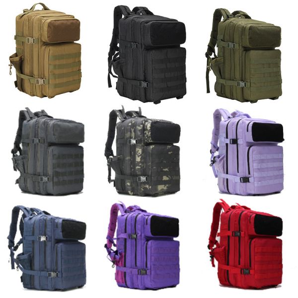 Large Capacity Military Camouflage Tactical Backpack for Fashionable Outdoor Travel and Business Trips