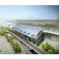 Construcción prefabricada de acero ligero Hangar de aeronaves Peso ligero con buena rigidez
