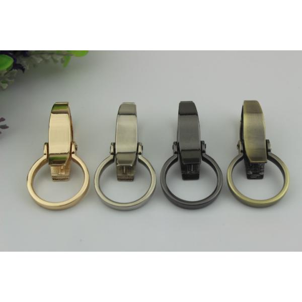 Galvanized accessories multi-color 1 inch metal round shape zinc plated snap hook for handbags