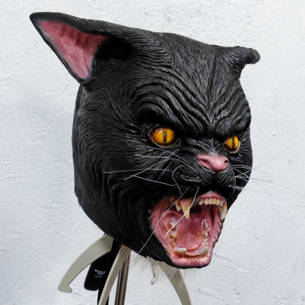 Latex Material Halloween Mask with One Size Fit Most for Horror Fantasy Characters