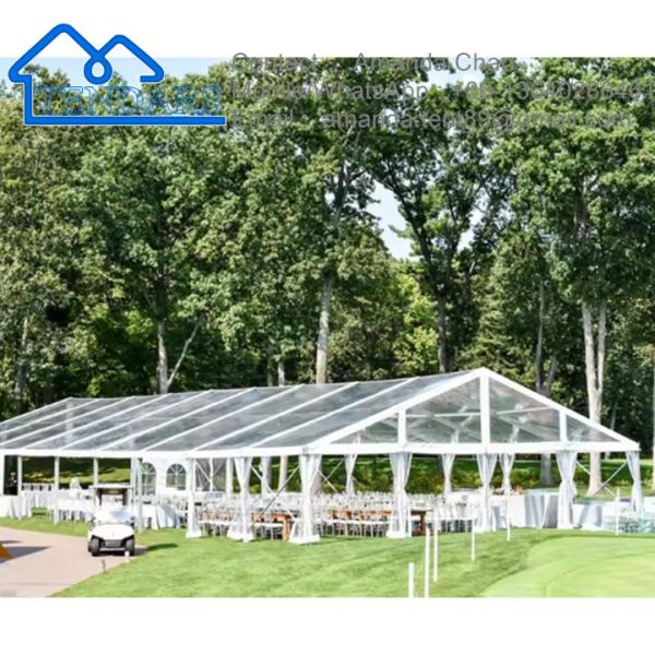 Outdoor Transparent Waterproof PVC Custom Size Aluminium Alloy Tent For Wedding ,Party And So Event Marquee Tent