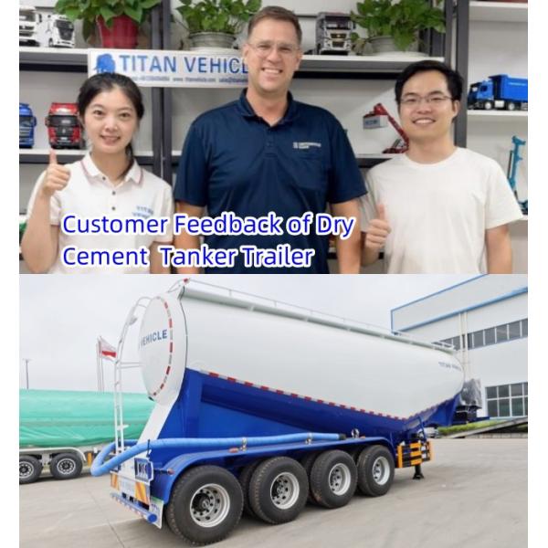 TITAN 4 Axle 40m³ Cement Tanker Semi Trailer | Cement Tanker for Sale