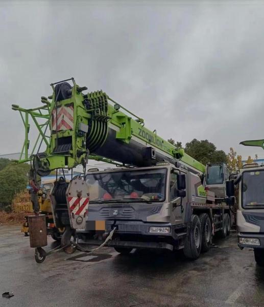 Zoomlion 80T camion grue avec 32 tonnes contrepoids et 20 ans de fiabilité