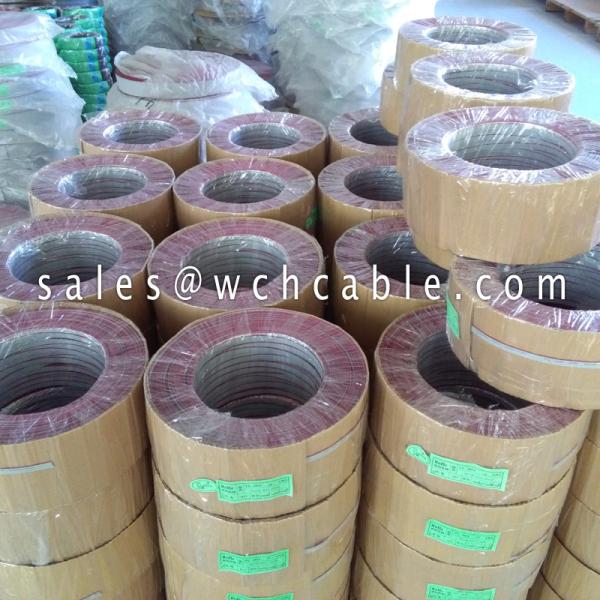 XLPE Flat Ribbon Cable UL21016 #26AWG 60Pins 1.0mm Pitch VW-1/FT1 Fire Resistant