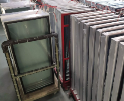 Commercial upright glass door freezer, auto defrost frozen food display refrigerator