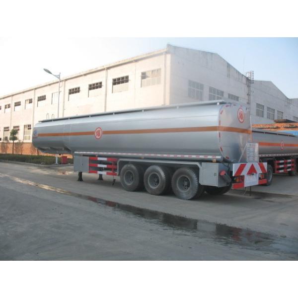 25 to 60 CBM Fuel Tank Truck Trailer Aluminum Alloy Stainless Steel Optional