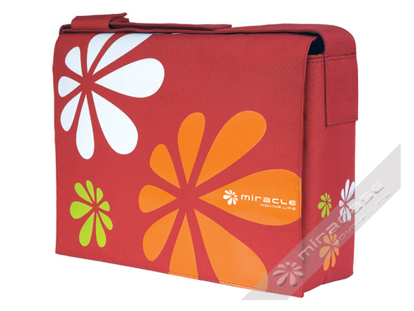 Fashion 15.6  Womens Laptop Messenger Bag with Patterns Printing and 210D Polyester Inner