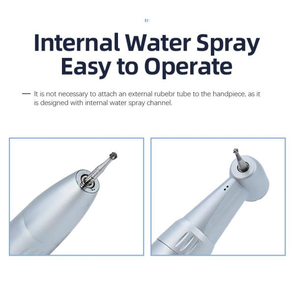 25000rpm Dental Handpiece Set Internal Water Spray Air Motor Contra Angle Straight