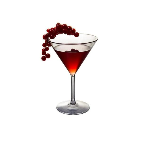 Mini 10oz Plastic Martini Glasses For Appetizers Desserts Food Safe