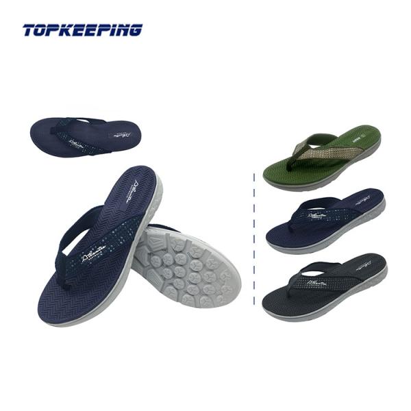 Beach Outdoor Sports Navy Blue Flip Flop Man Flip Flops