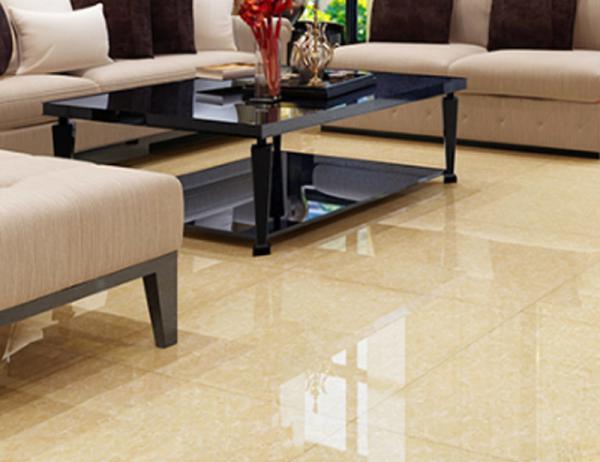 9mm Polished Porcelain Tiles 60x60cm Antibacterial Non-Slip