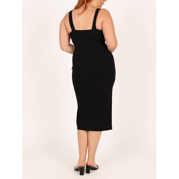 2023 Spring and Summer Amazon Women′s Explosive Independent Station Square Collar Sling Bag Hip Party Dress