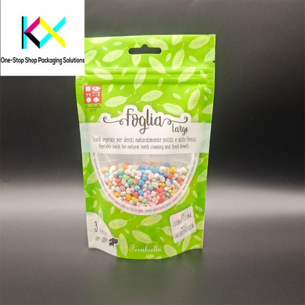 Customized Matte Surface Plastic Pouch Bags with Digital Printing for Food Packaging