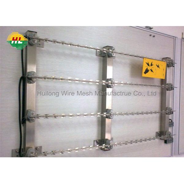 проволочная изгородь бритвы концертины 10m, ограждать лезвия бритвы ASTM 1400MPA