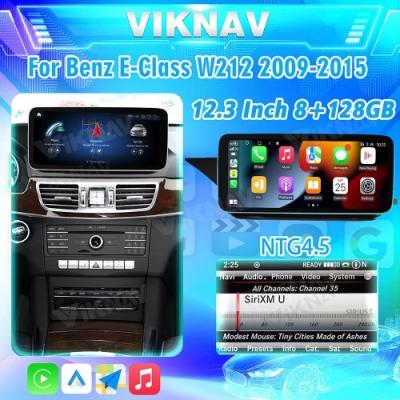 Viknav 12,3 polegadas rádio de carro Android com tela para Mercedes Benz Classe E W212 2009-2015 GPS navegação 2Din Player NTG4.5